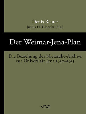cover image of Der Weimar-Jena Plan